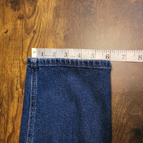 Hollister Jeans Size 28 Curvy High Rise Mom Ripped Medium Dark Wash Stretch - Picture 9 of 9